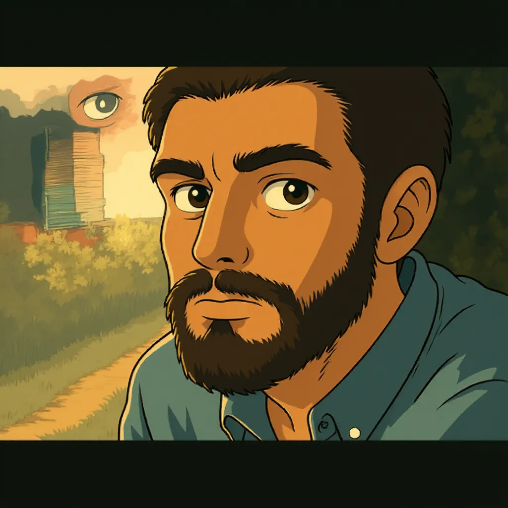 Russell Crowe in Unhinged (2020) - Anime style