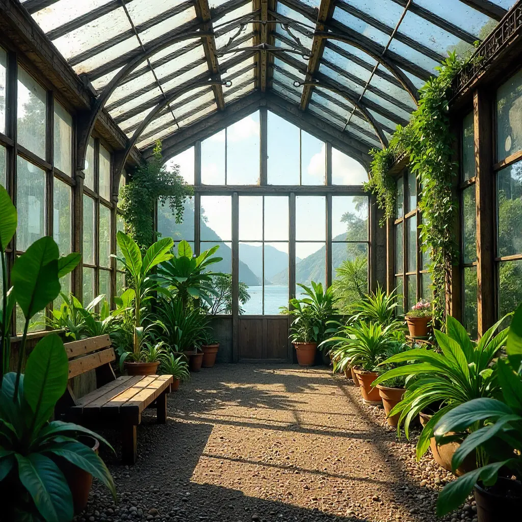 Tranquil Greenhouse in Lota, Bío Bío, Chile