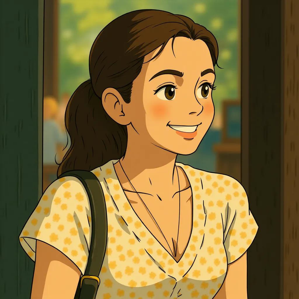 Mila Kunis in Friends with Benefits (2011) - Anime style