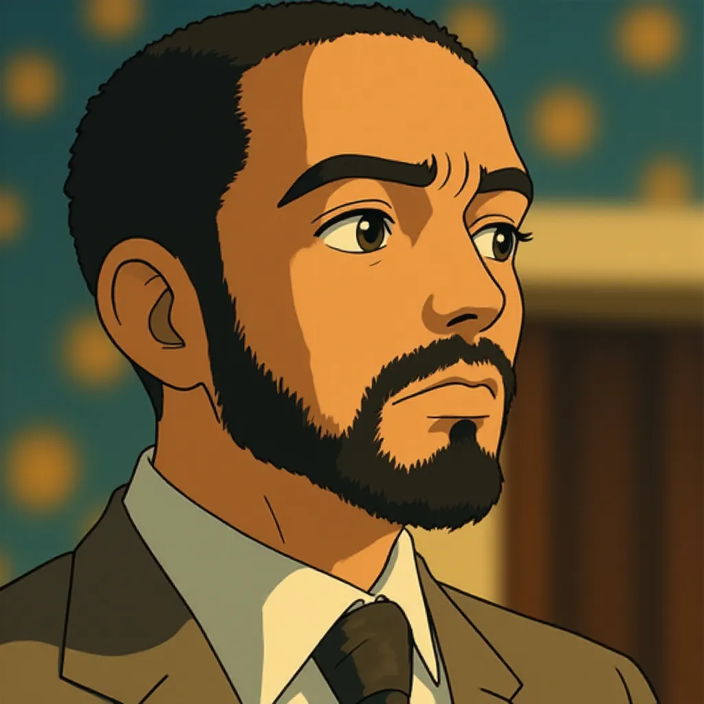 Anthony Mackie in Captain America: Brave New World (2025) - Ghibli style