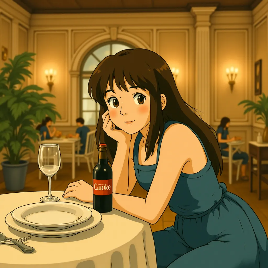 Dakota Johnson in Materialists (2025) - Ghibli style