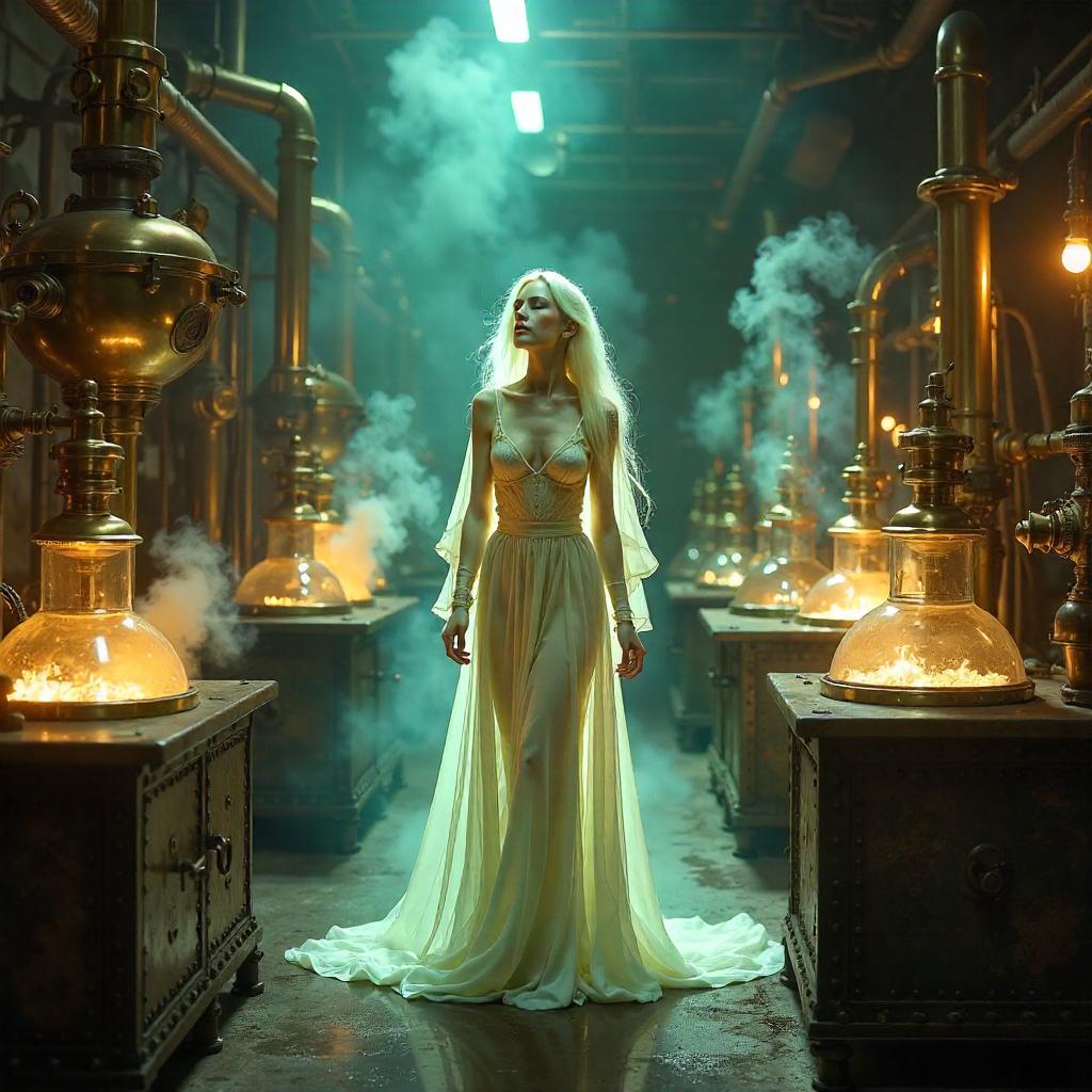 Banshee in a Brass Laboratory - Concept Art