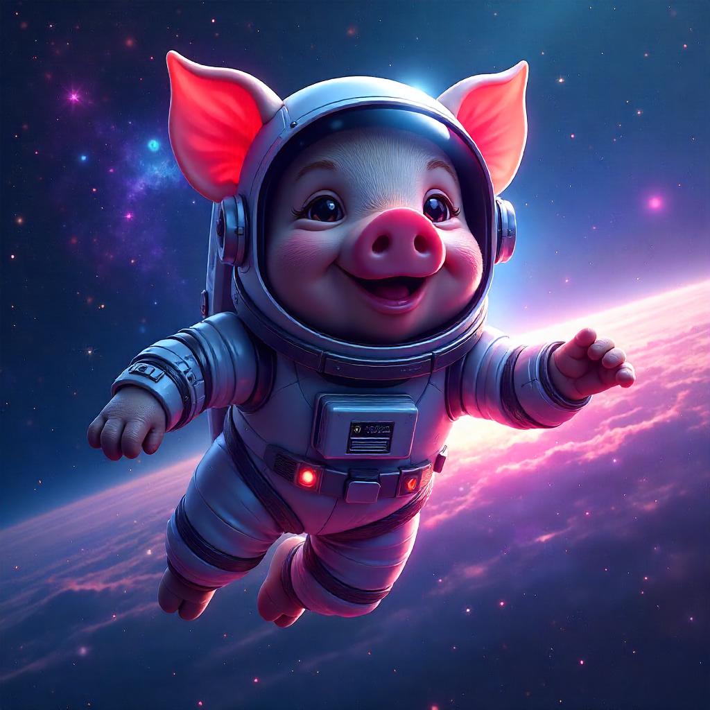 Pig in Space: Digital Nebula Adventure