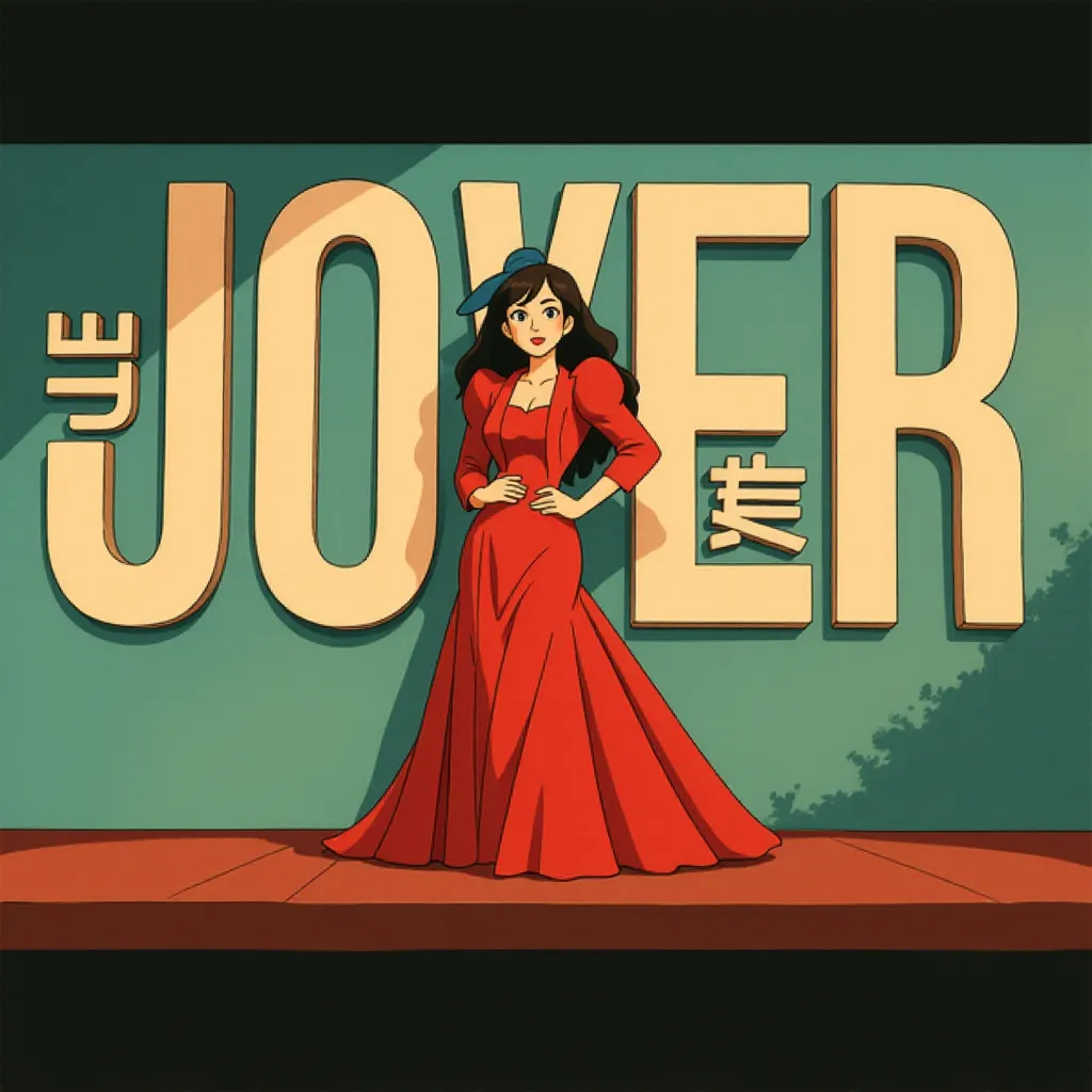 Lady Gaga at an event for Joker: Folie à Deux (2024) - Ghibli style