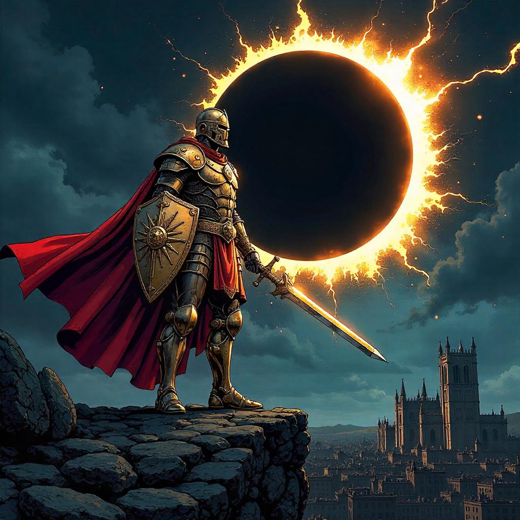 Paladin Under Eclipse: A Comic Book Hero