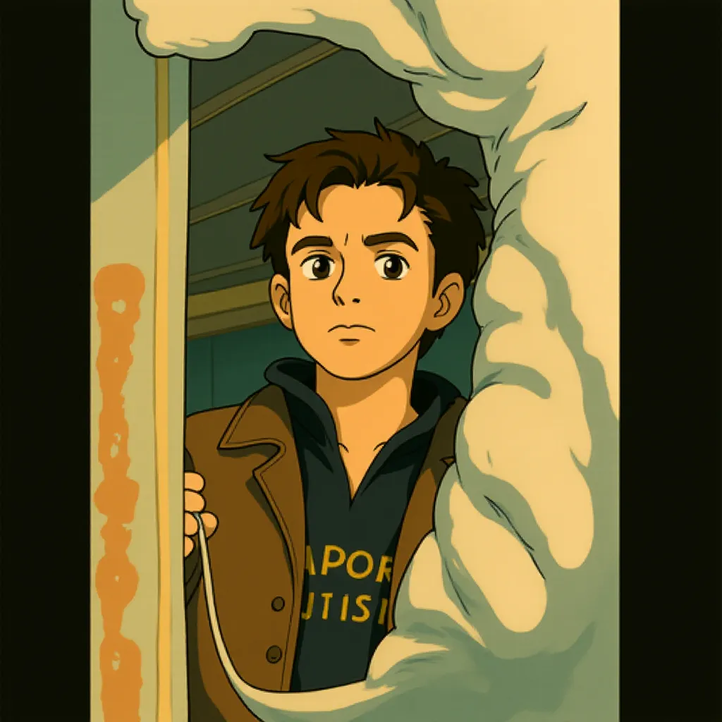 Clive Owen in Children of Men (2006) - Anime style