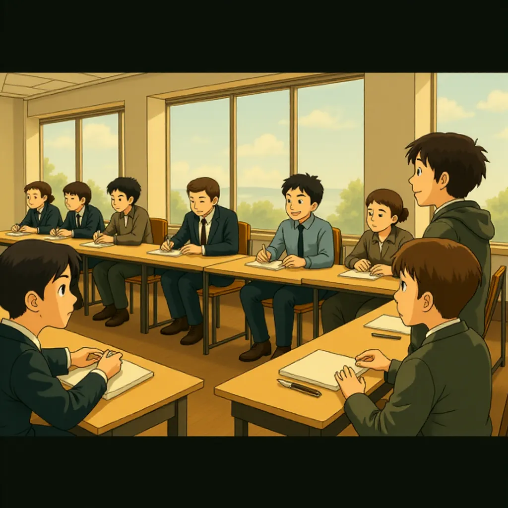 Jesse Eisenberg in The Social Network (2010) - Anime style