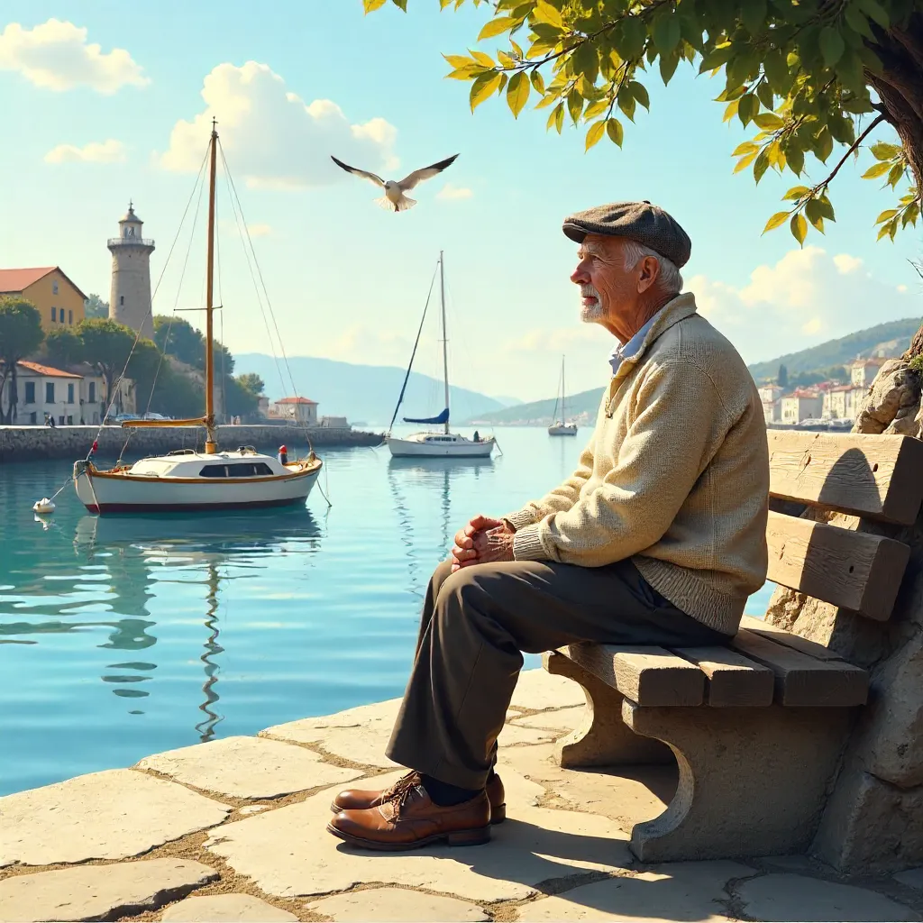 Quiet Harbor Reverie in Nuova Aquitania