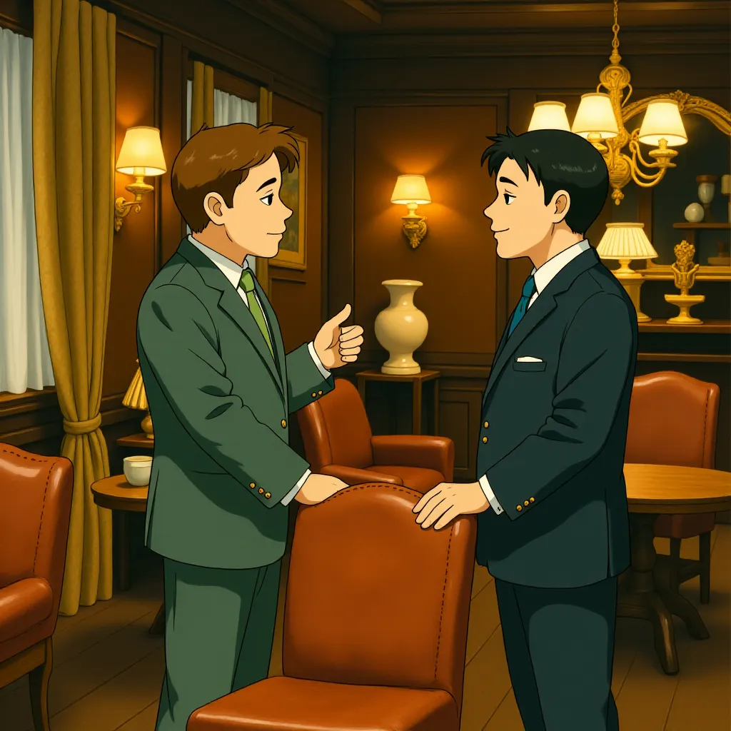 John Cusack and Samuel L. Jackson in 1408 (2007) - Anime style