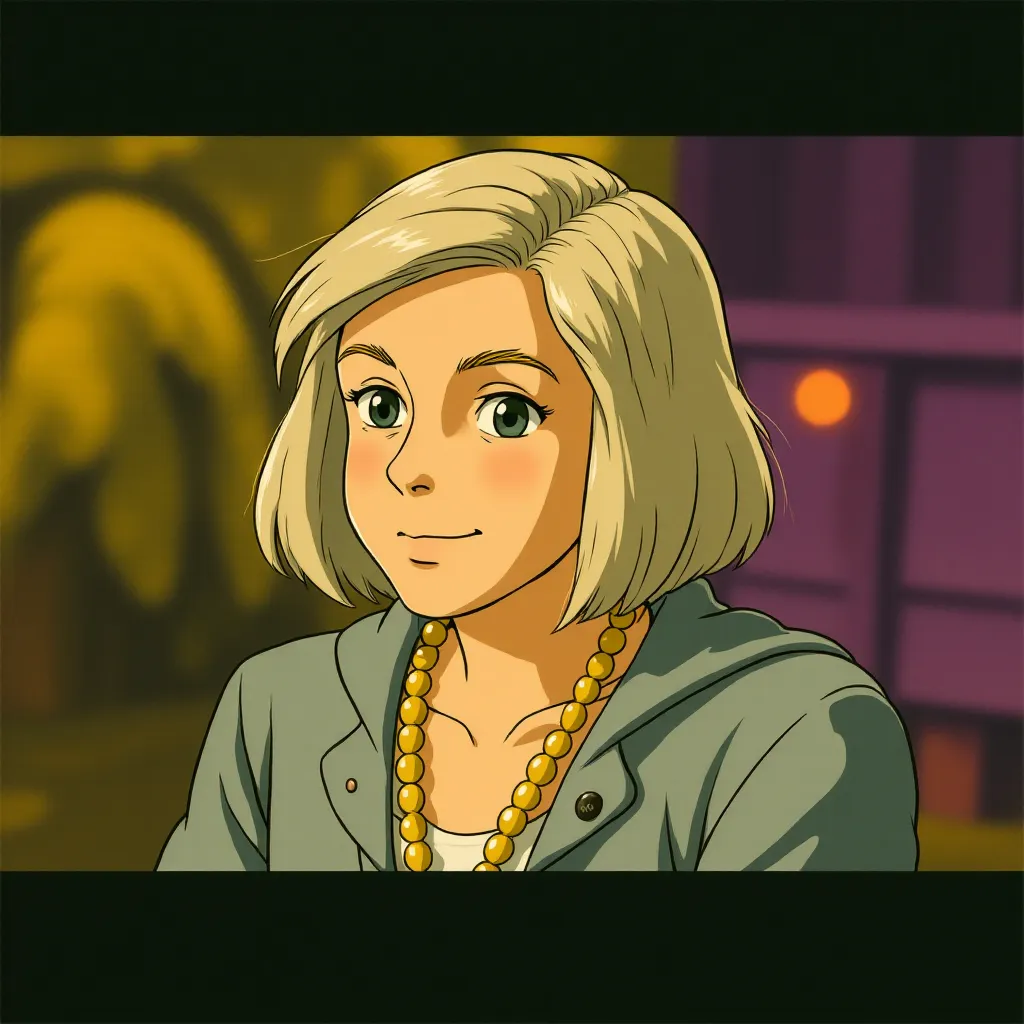 Vanessa Redgrave in Atonement (2007) - Anime style