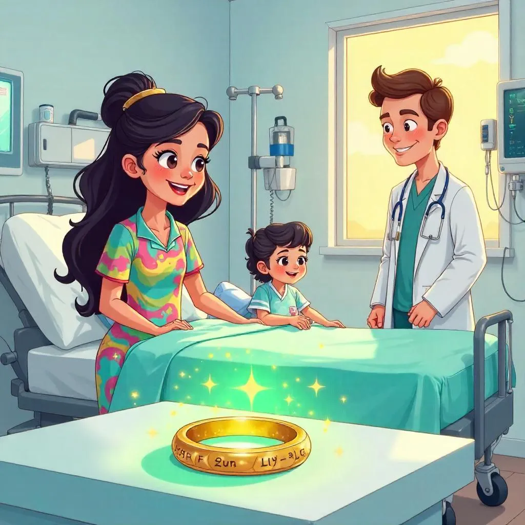 Enchanted Ring in a Cartoon Hospital
