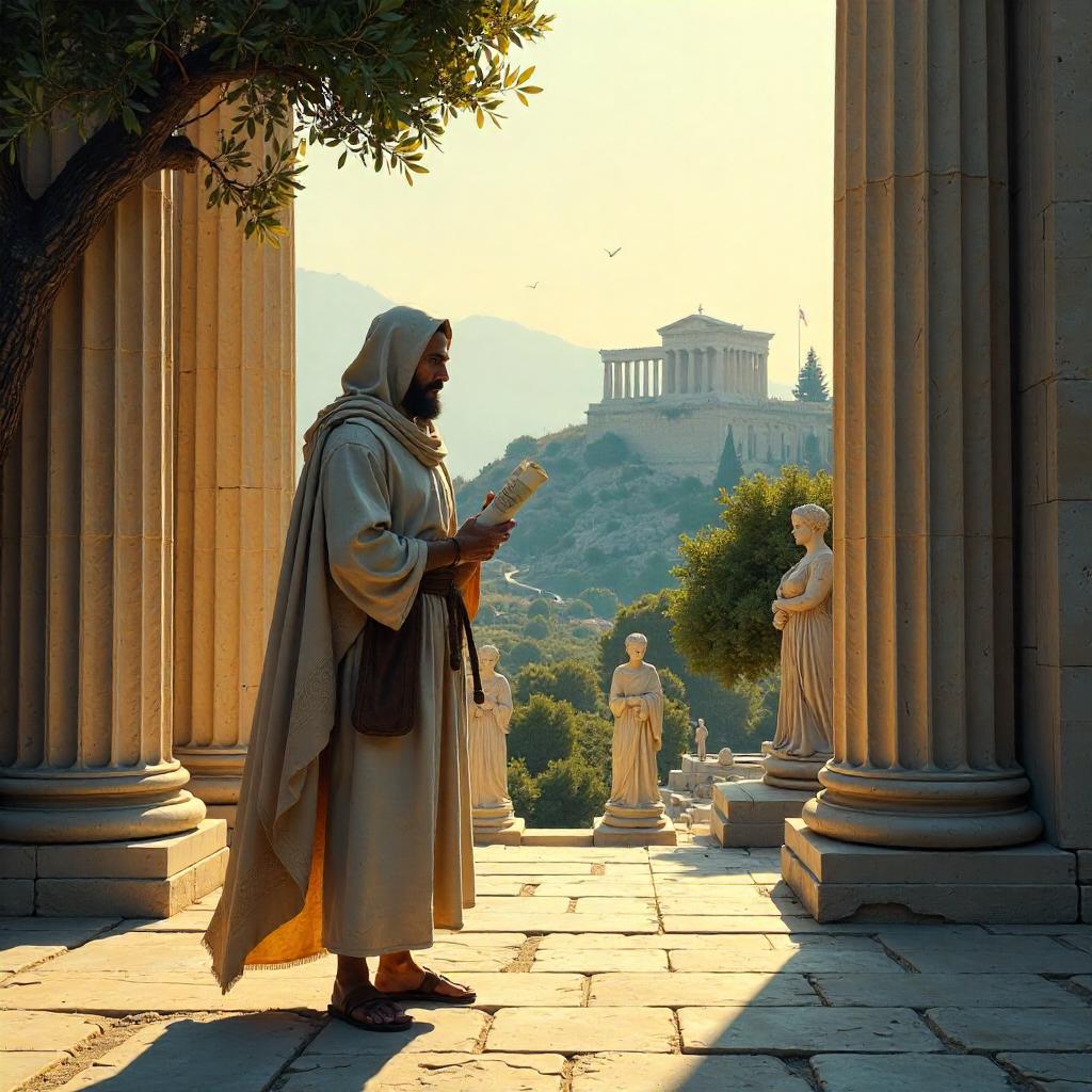 Monk of the Aegean: Ancient Greece Concept Art