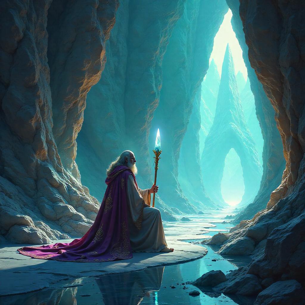 Crystal Cave Oracle: Concept Art Vision