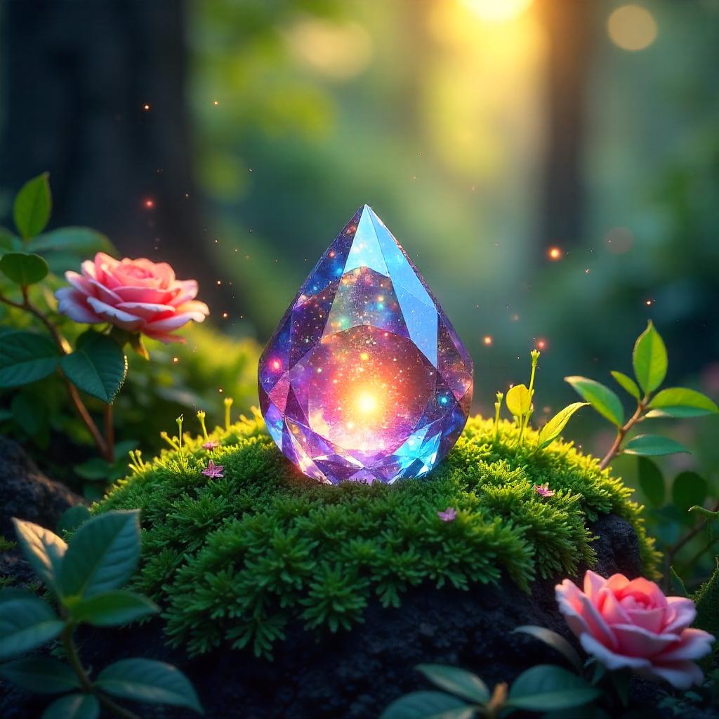 Soul Gem in a Tranquil Garden