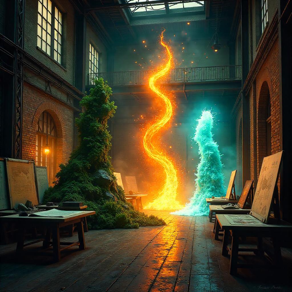 Elemental Loft: Concept Art Studio Scene