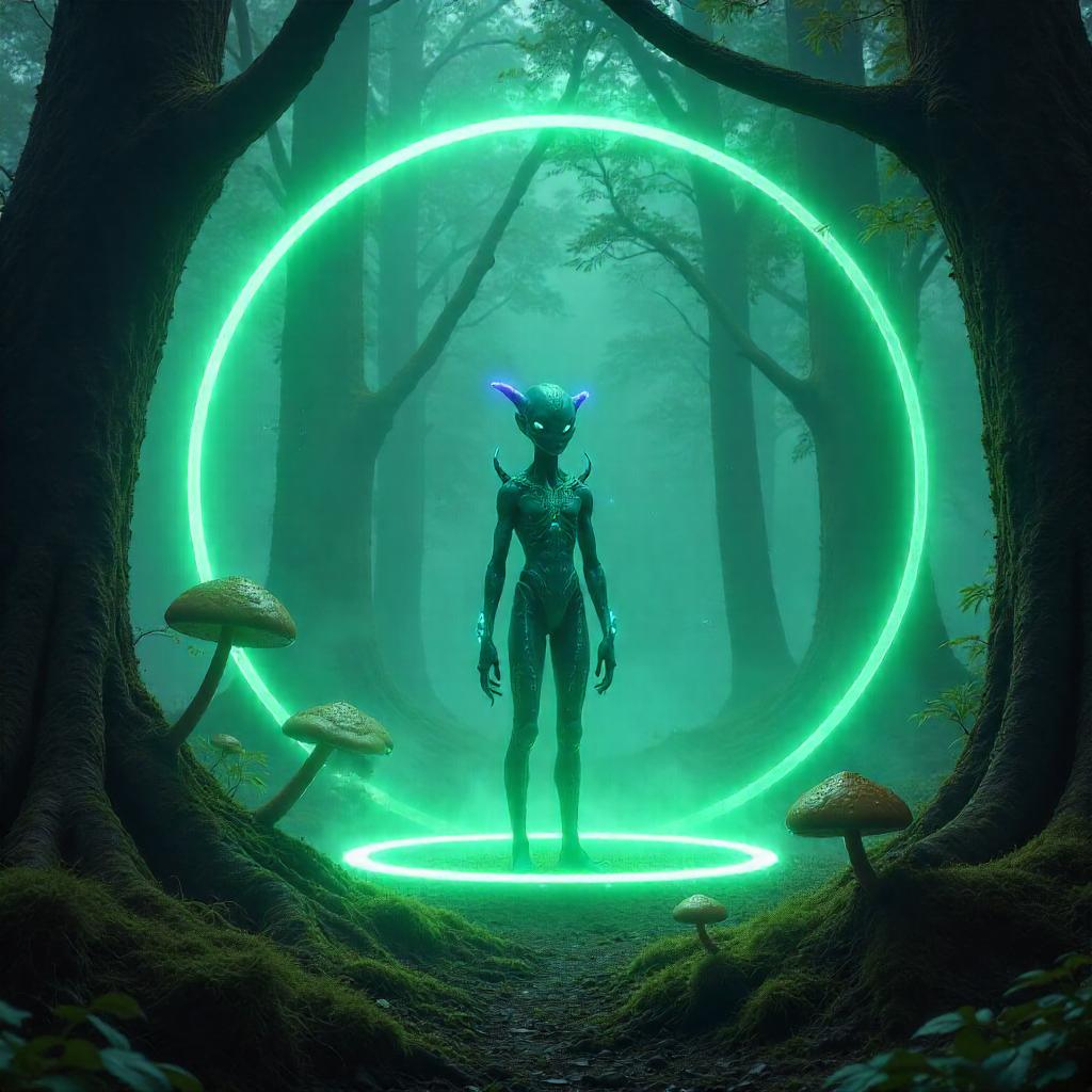 Alien Concept Art in Enchanted Fairy Rings