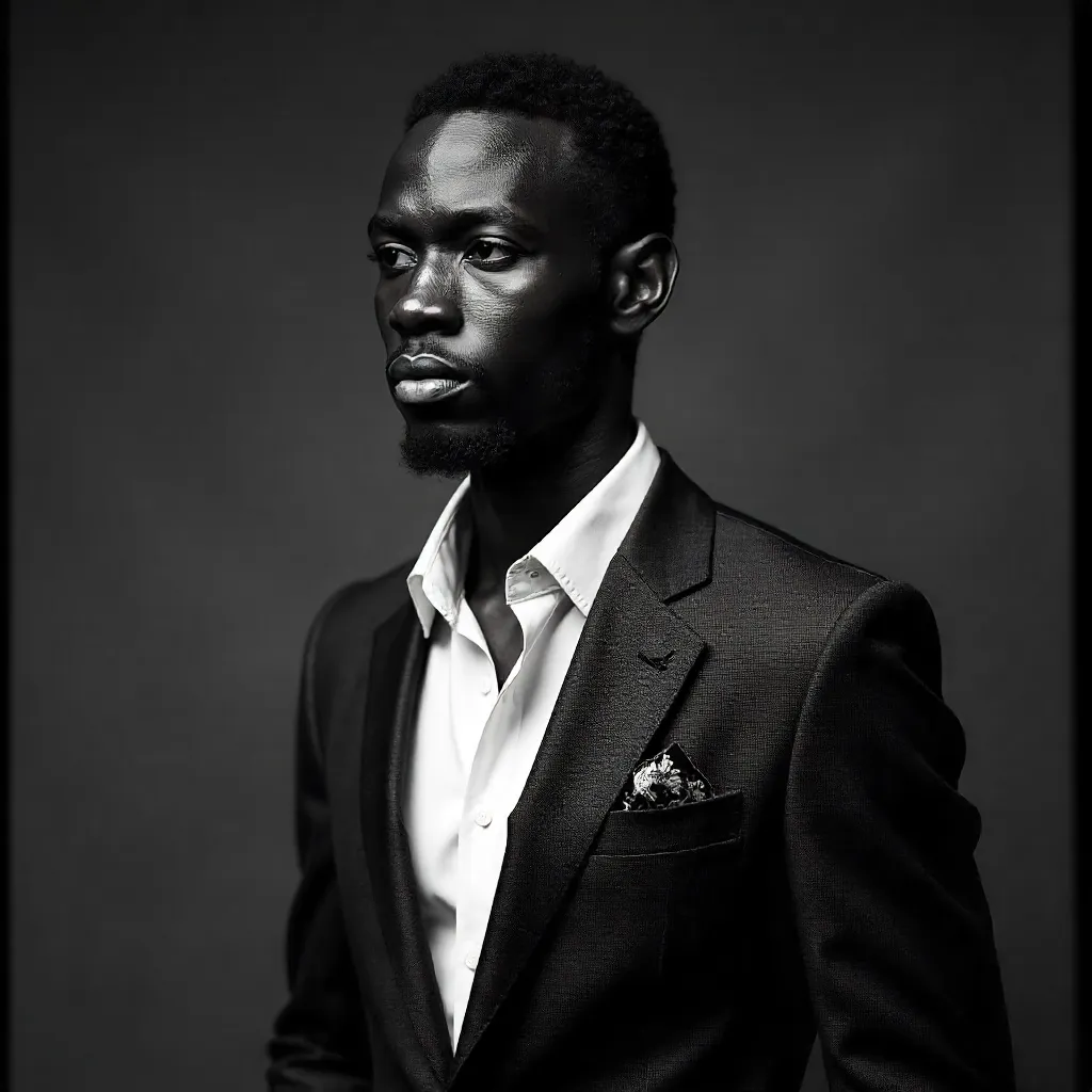 Ibadan Noir: Black-and-White Portrait