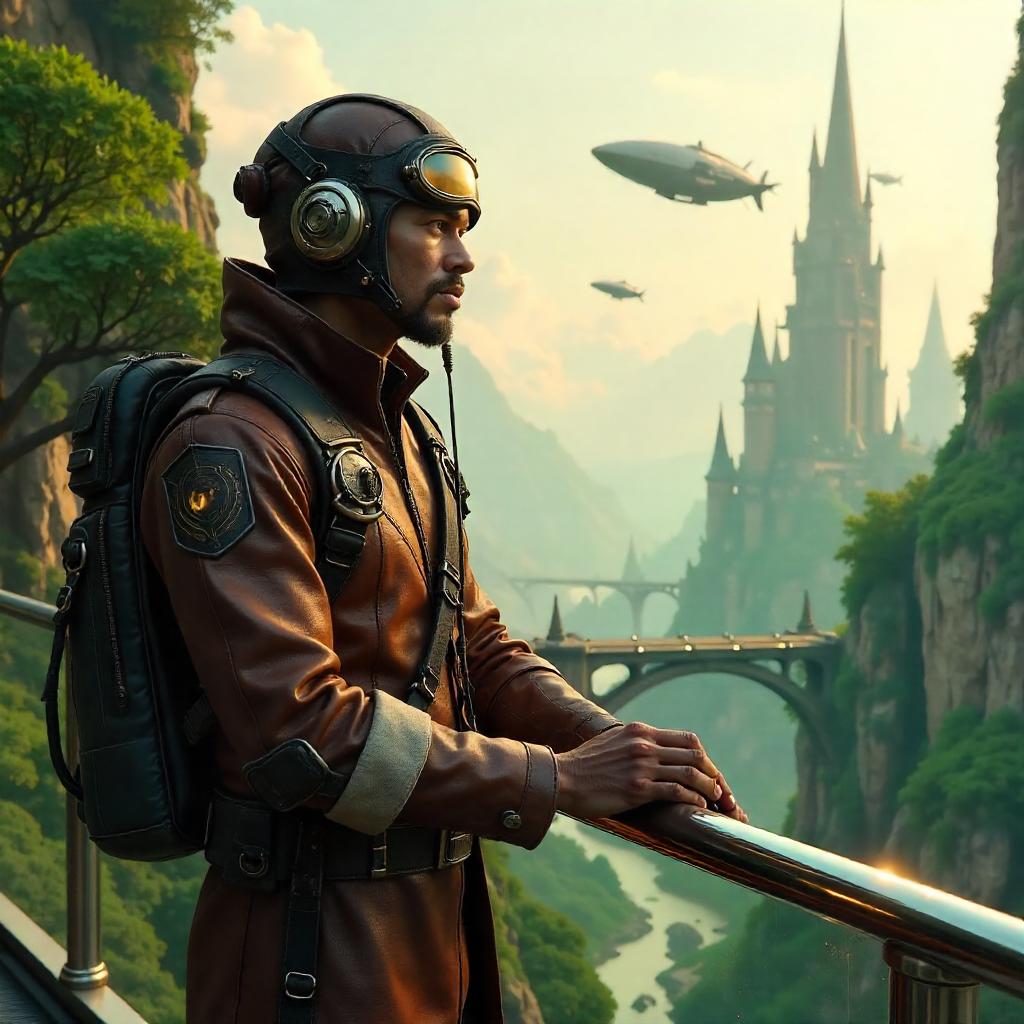 Photorealistic Pilot in an Elven City