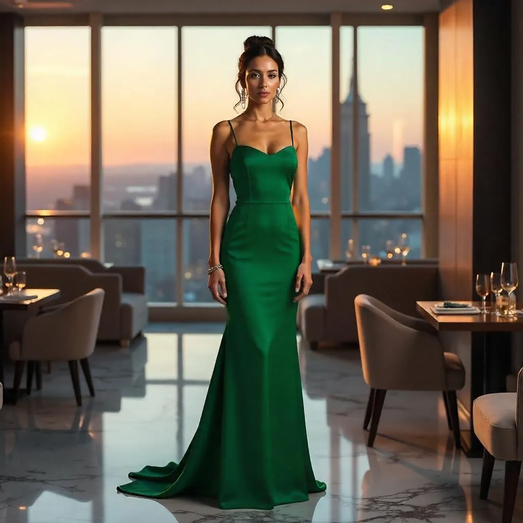 Elegant Latina Woman in a Lux Penthouse
