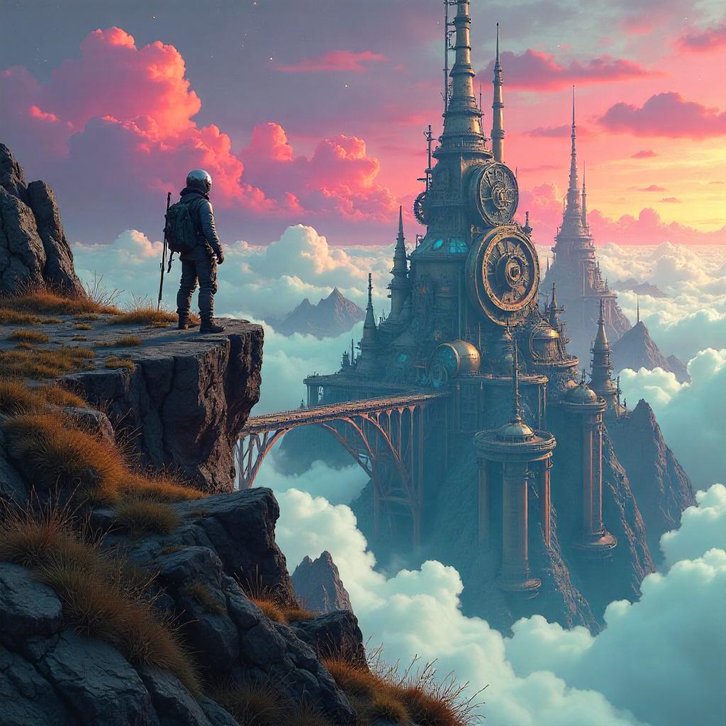 Plateau Over a Clockwork City