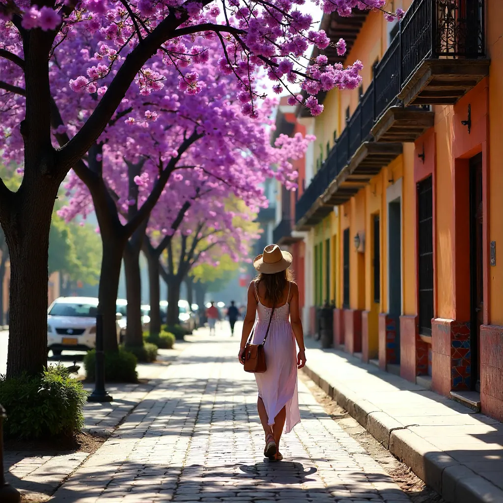 Jacaranda Stroll by Mexico City Architecture