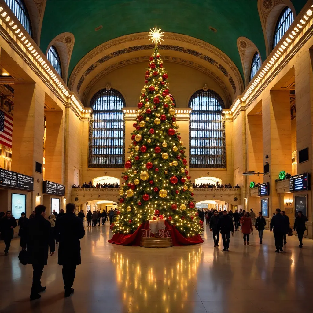 Beaux-Arts Christmas Tree at Chicago Union Station