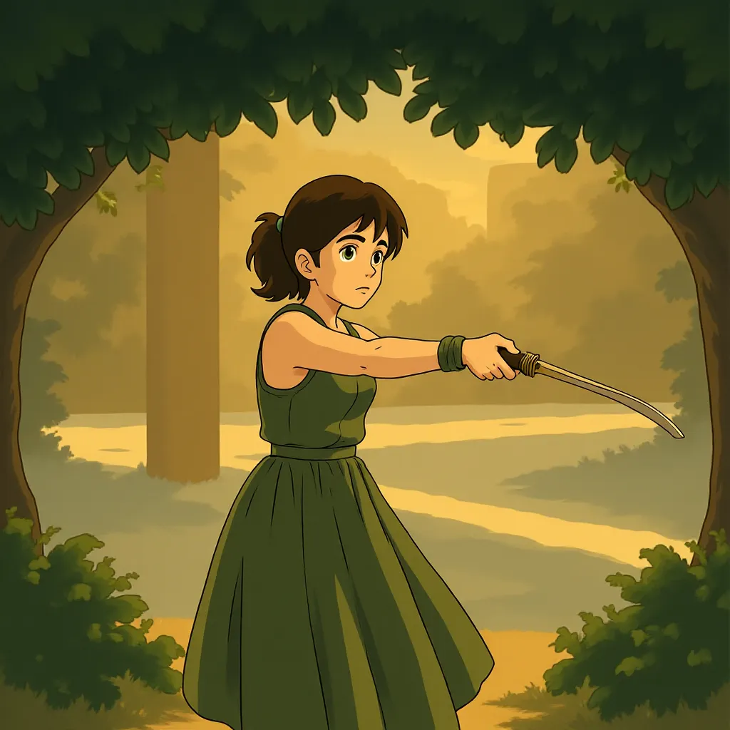 Paul Mescal in Gladiator II (2024) - Ghibli style