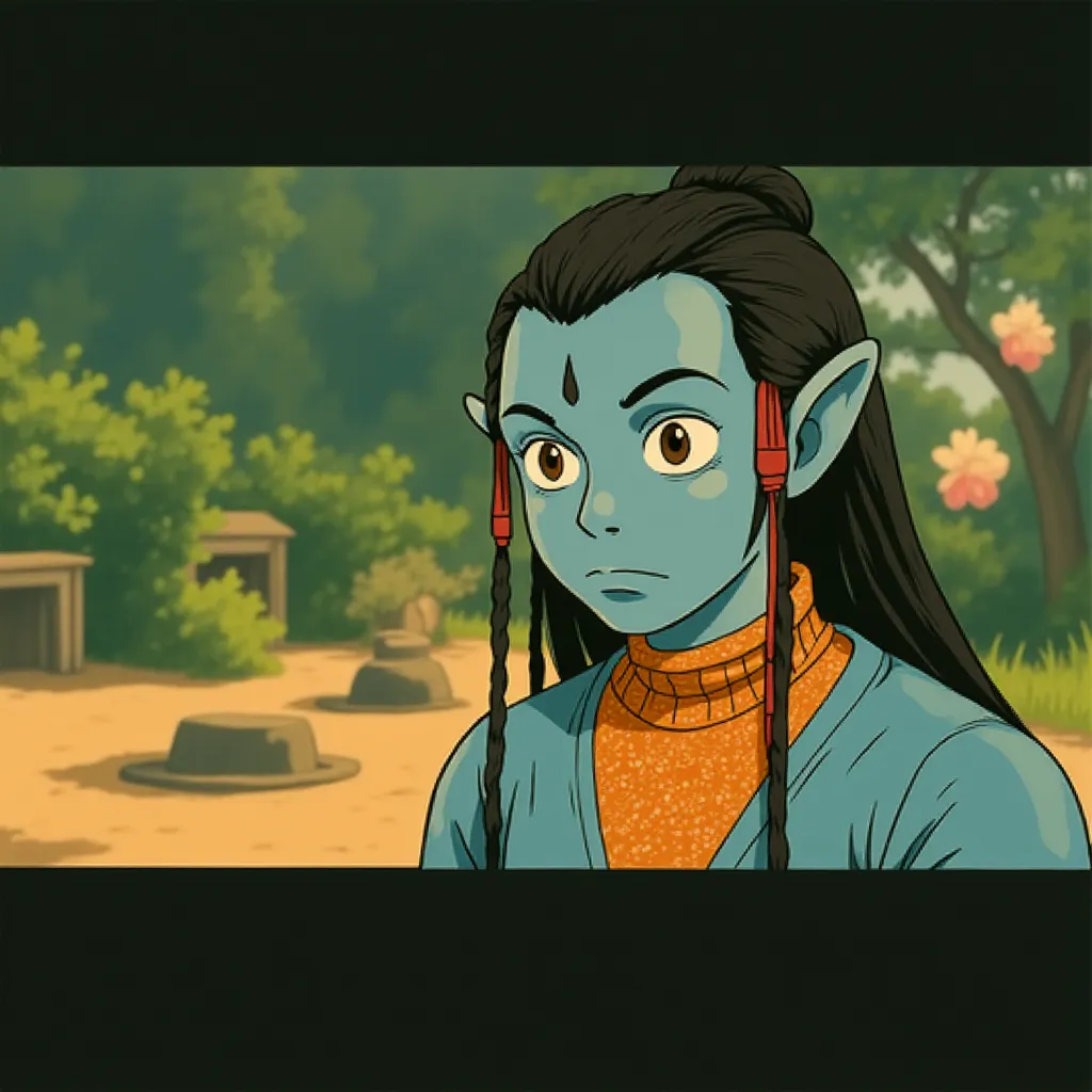 Laz Alonso in Avatar (2009) - Anime style