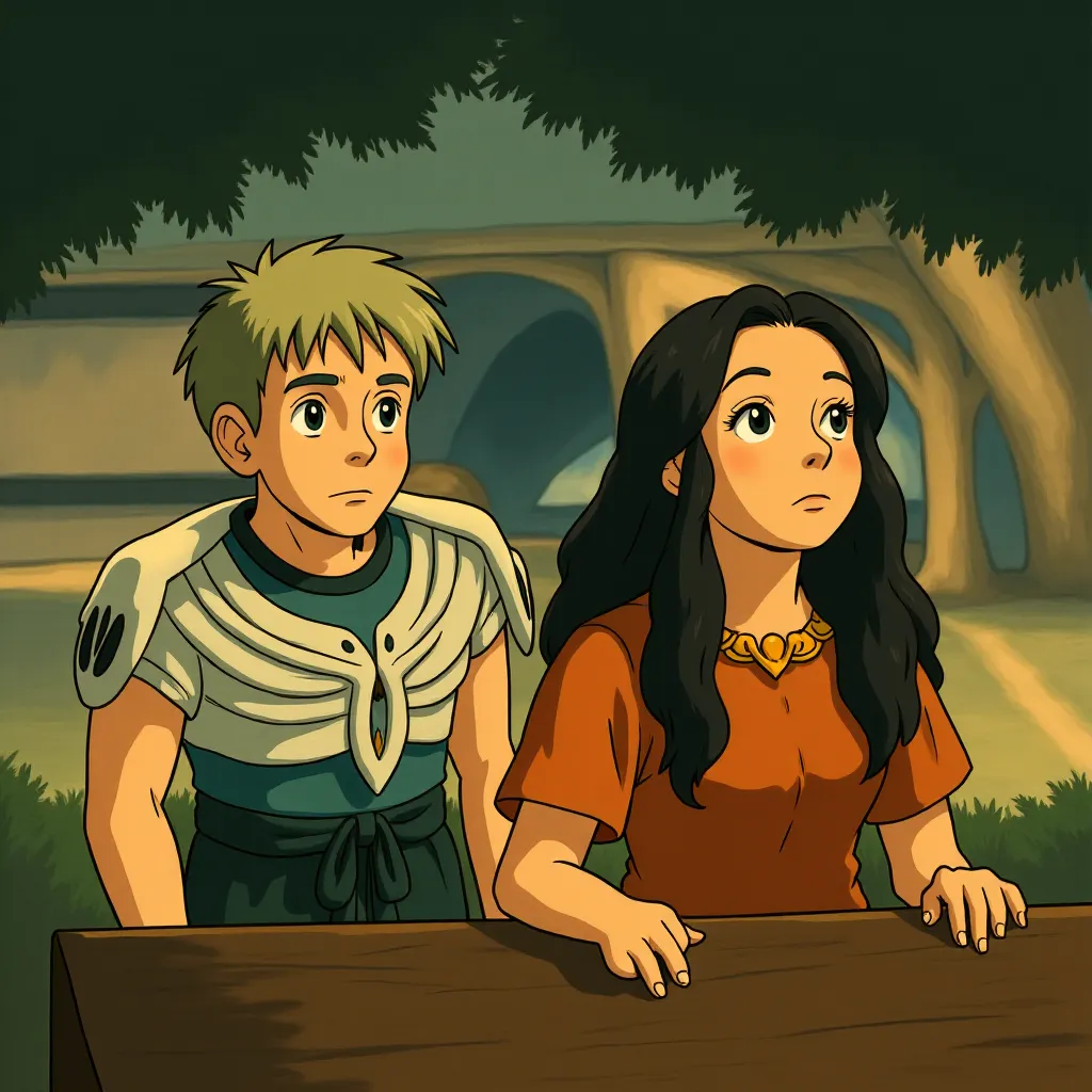 Ciarán Hinds and Lynn Collins in John Carter (2012) - Anime style