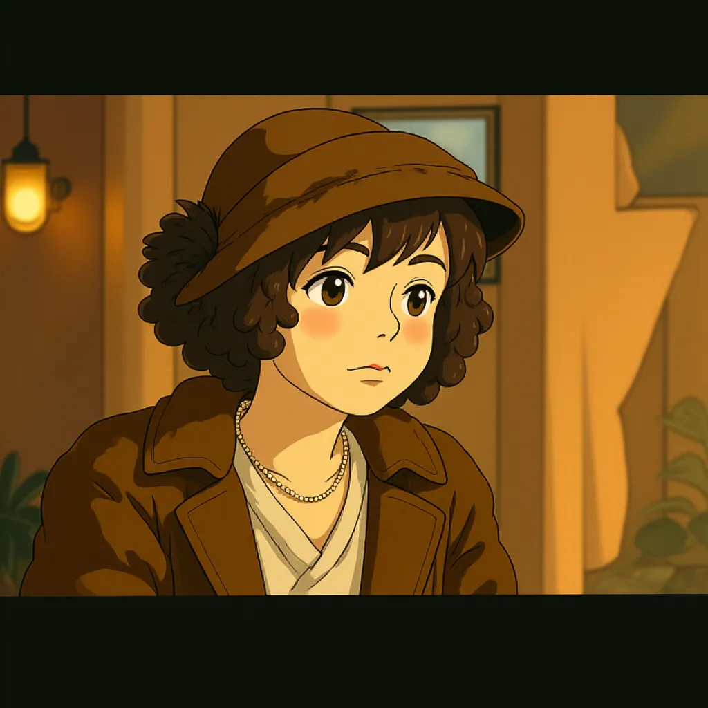 Helena Bonham Carter in The King's Speech (2010) - Anime style