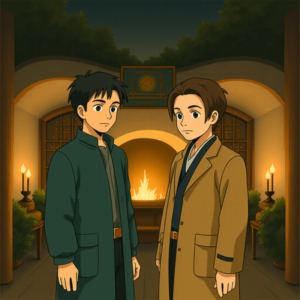 Chris Pine and Regé-Jean Page in Dungeons & Dragons: Honor Among Thieves (2023) - Anime style