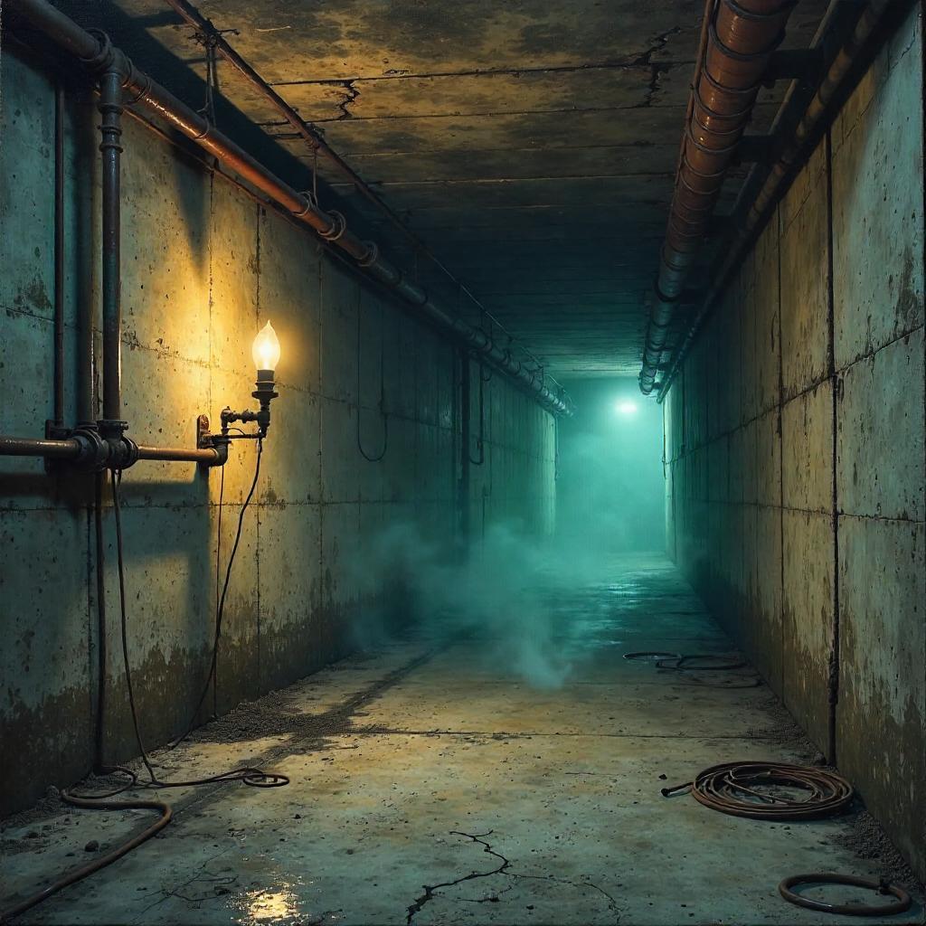 Mist in the Bunker — An Oil Painting