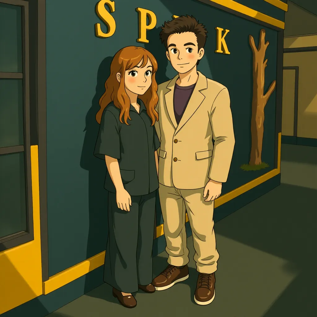 Scoot McNairy and Sosie Bacon at an event for Speak No Evil (2024) - Anime style
