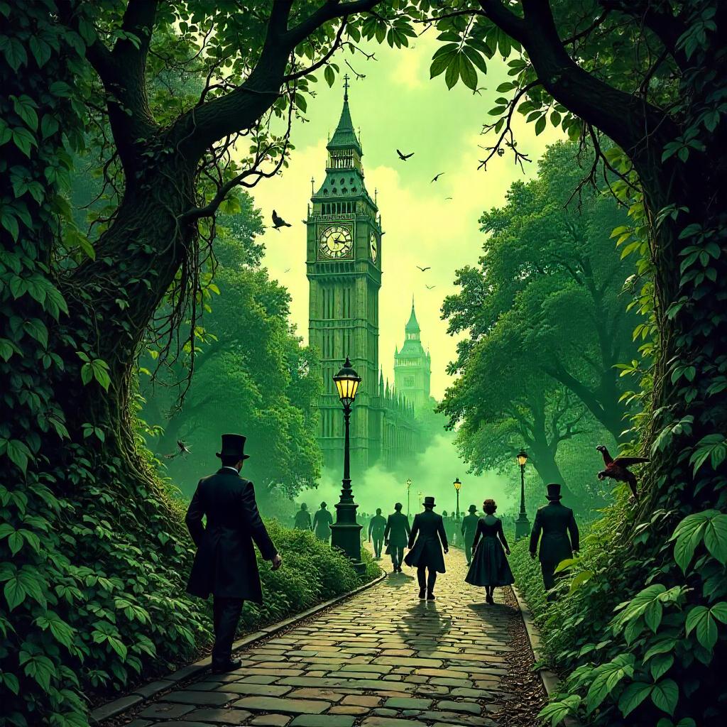 Jungle Noir: Victorian London in Panels