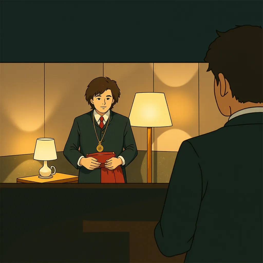 John Lithgow in Conclave (2024) - Ghibli style