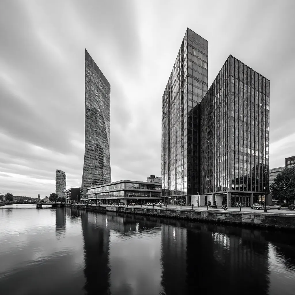 Monochrome Malmö: The Modern Architecture Skyline