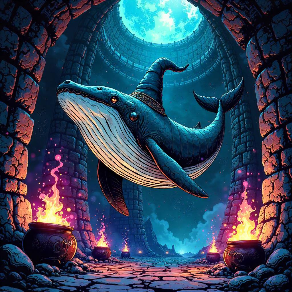 Whale in a Wizard Tower: Comic Book Adventure