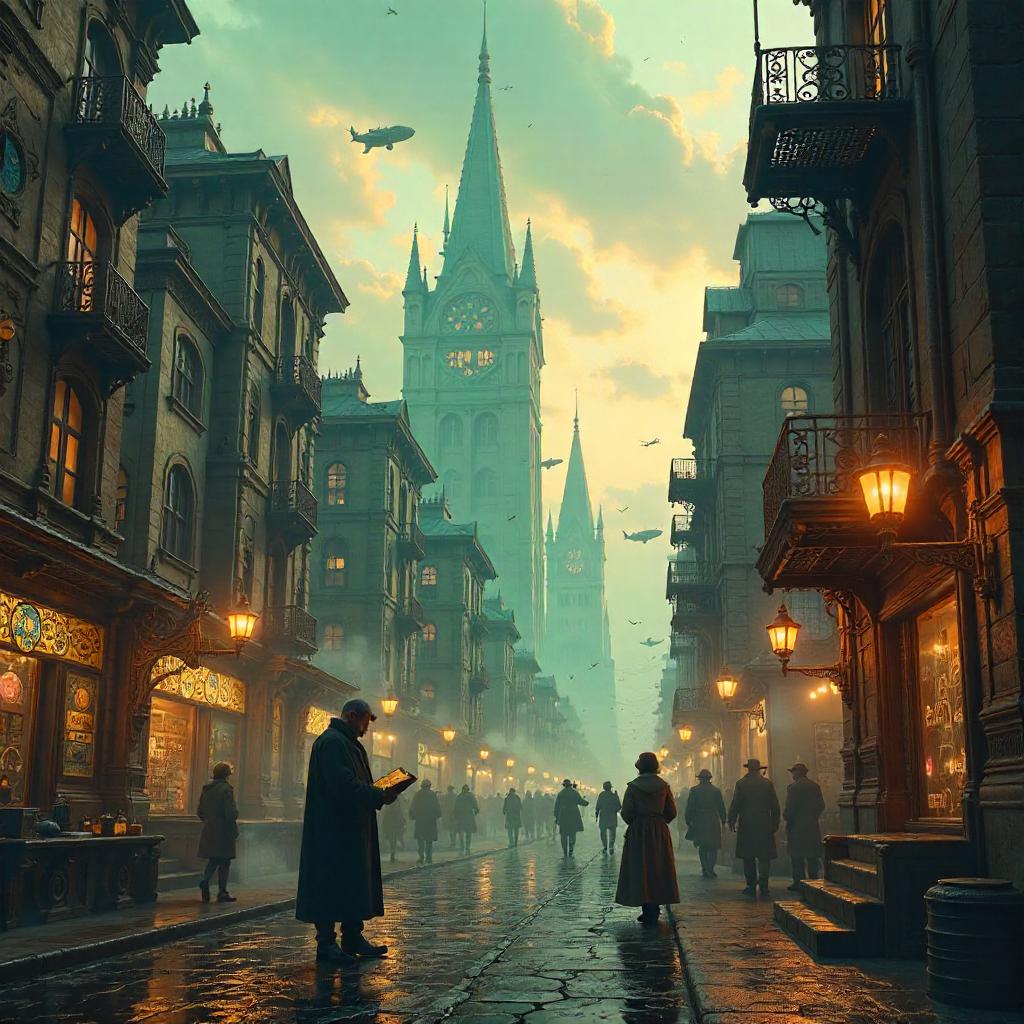 Scholar in a Clockwork City: Concept Art