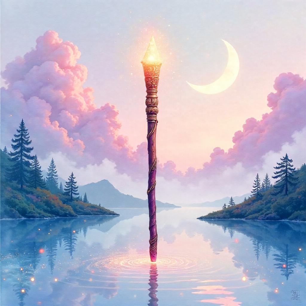 Dreamworld Watercolor Magic Wand