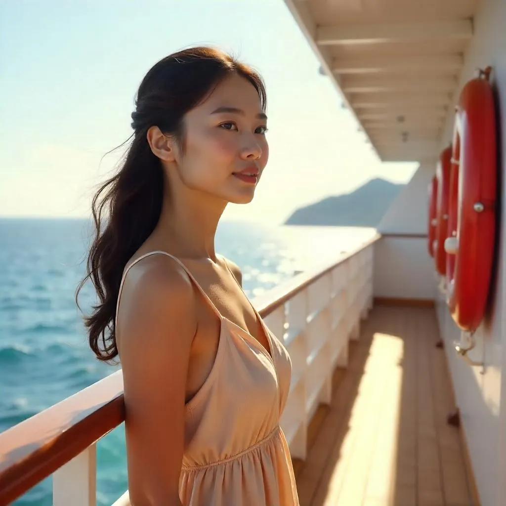 Photorealistic Portrait on a Cruise Ship