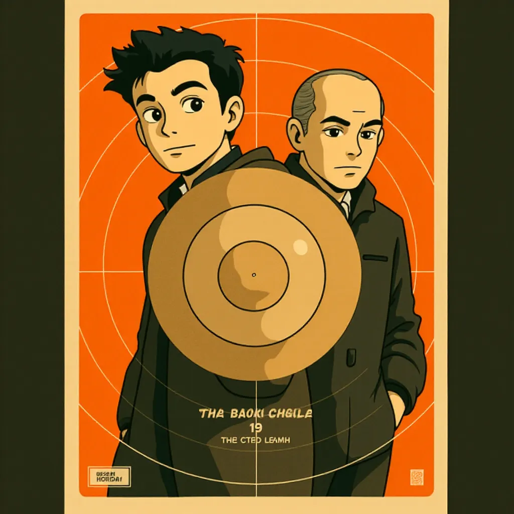 Laurence Fishburne and Rami Malek in The Amateur (2025) - Ghibli style