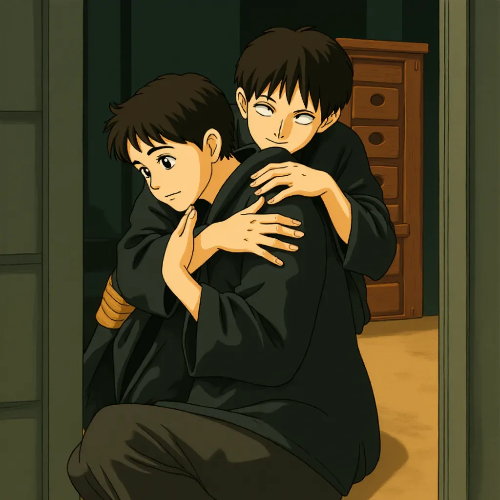 Kazunari Ninomiya and Nae in Letters from Iwo Jima (2006) - Anime style