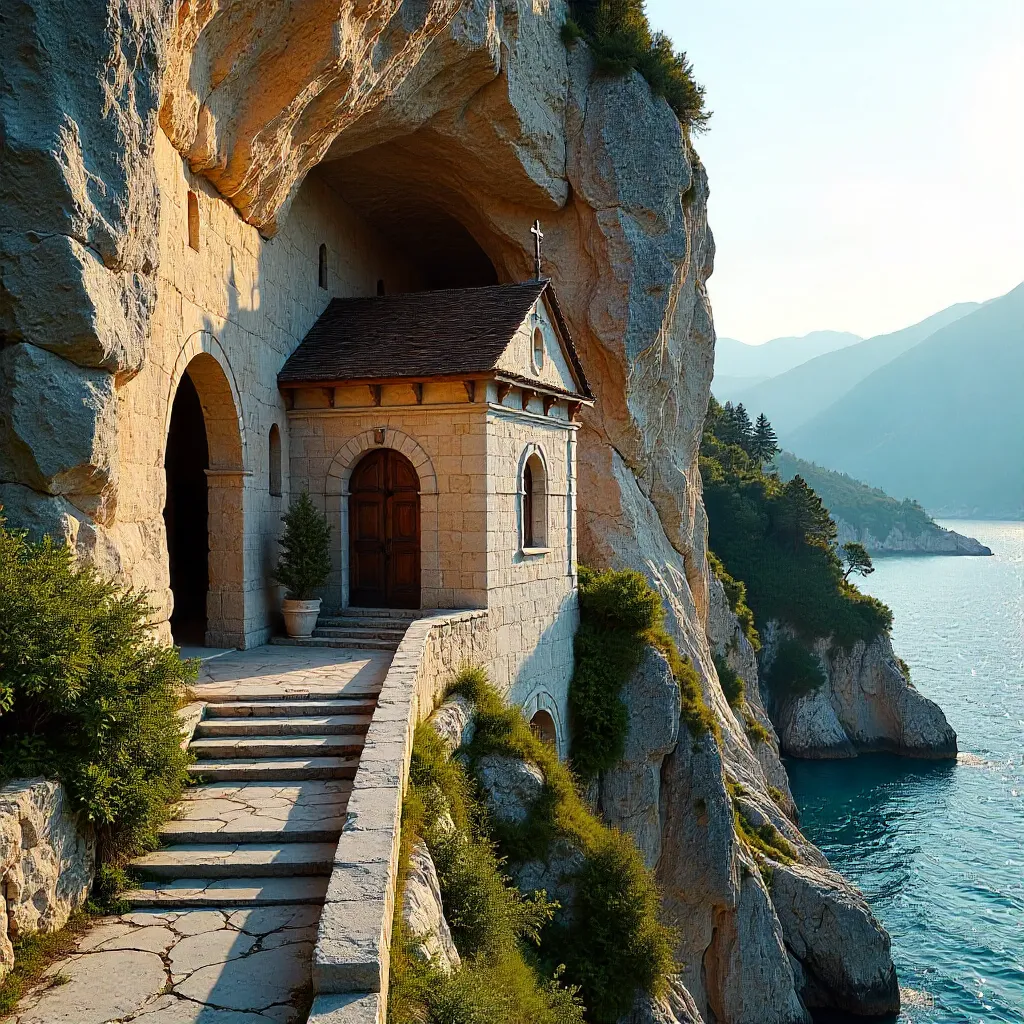 Rock-Carved Dabovići Monastery, Montenegro