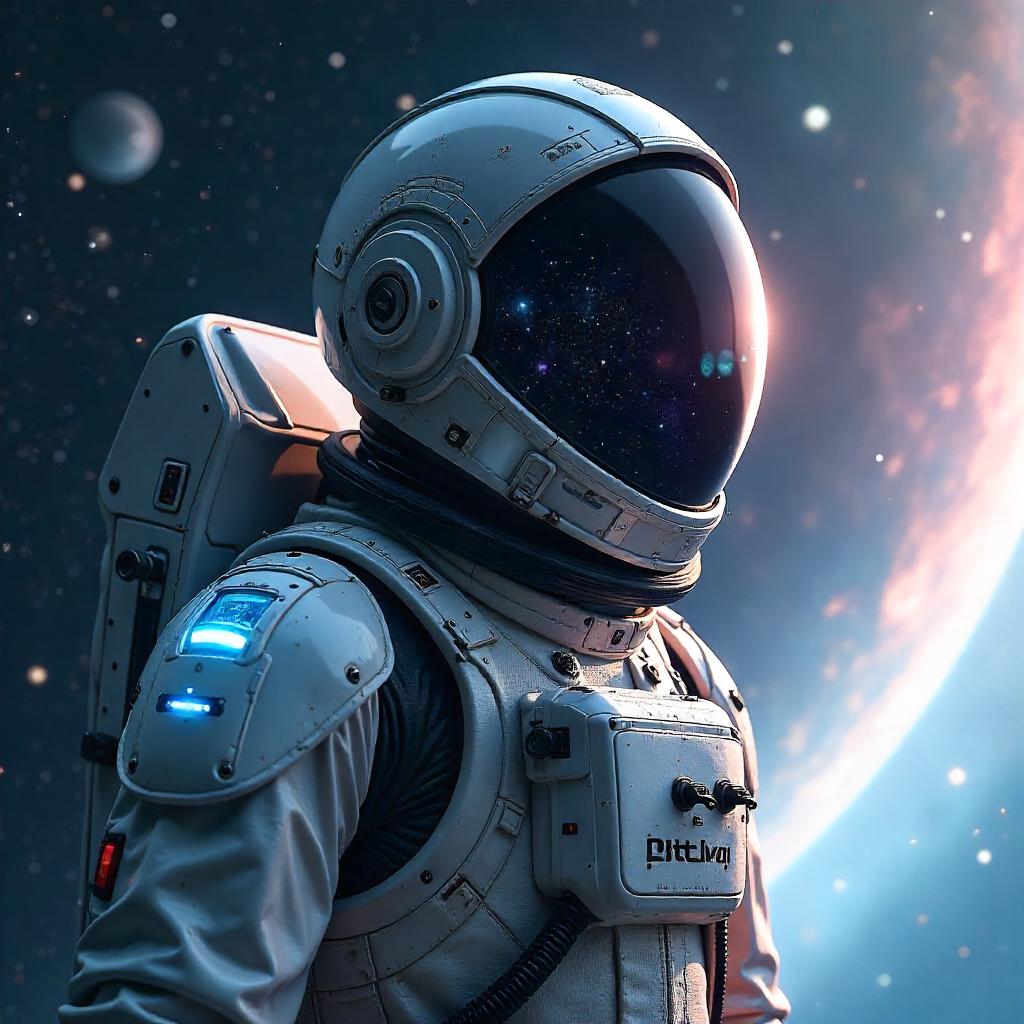 Lone Space Pilot Among the Stars