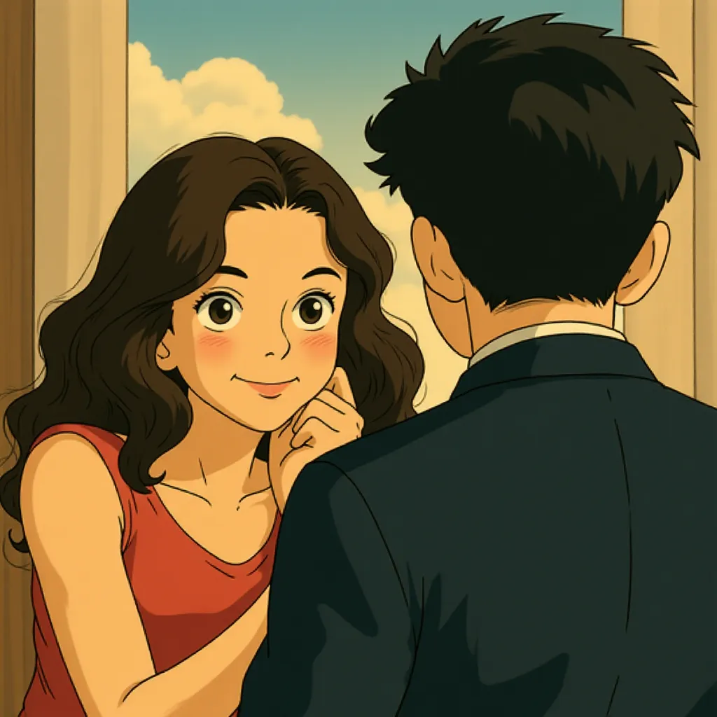 Marion Cotillard in Public Enemies (2009) - Anime style