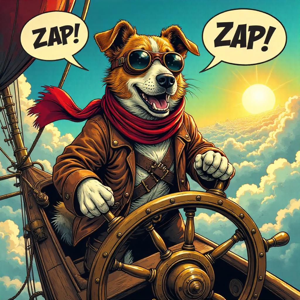 Canine Captain: Comic Airship Adventure