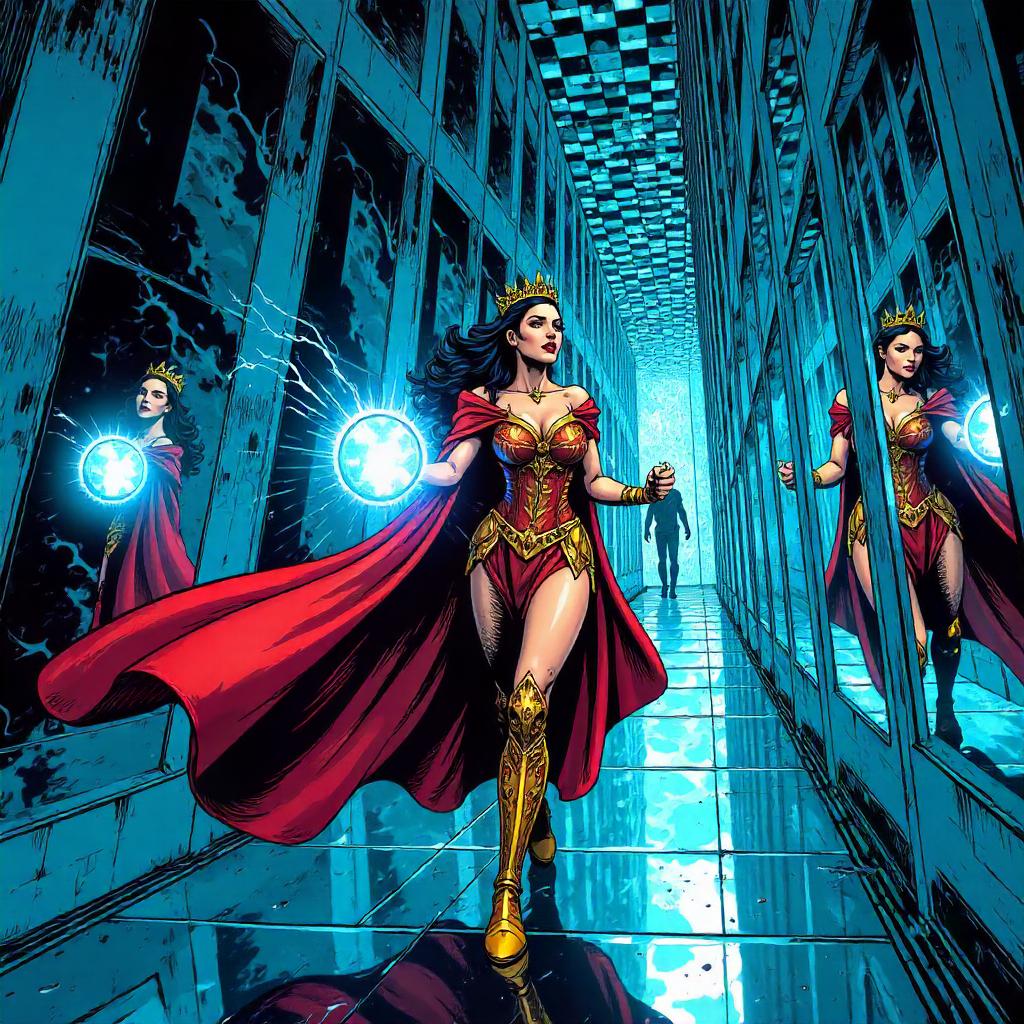 Princess in a Mirror Maze: A Comic Book Quest