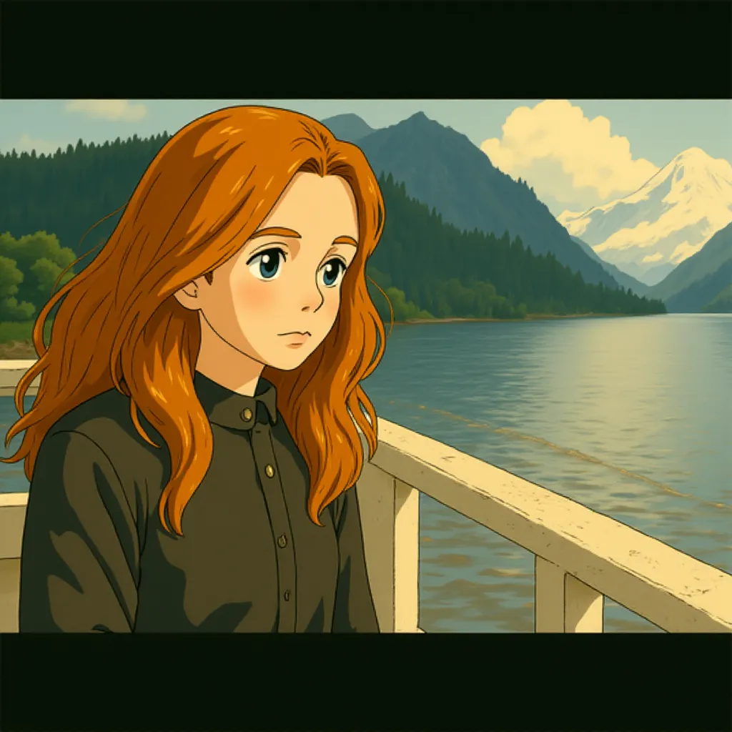 Scarlett Johansson in Black Widow (2021) - Anime style