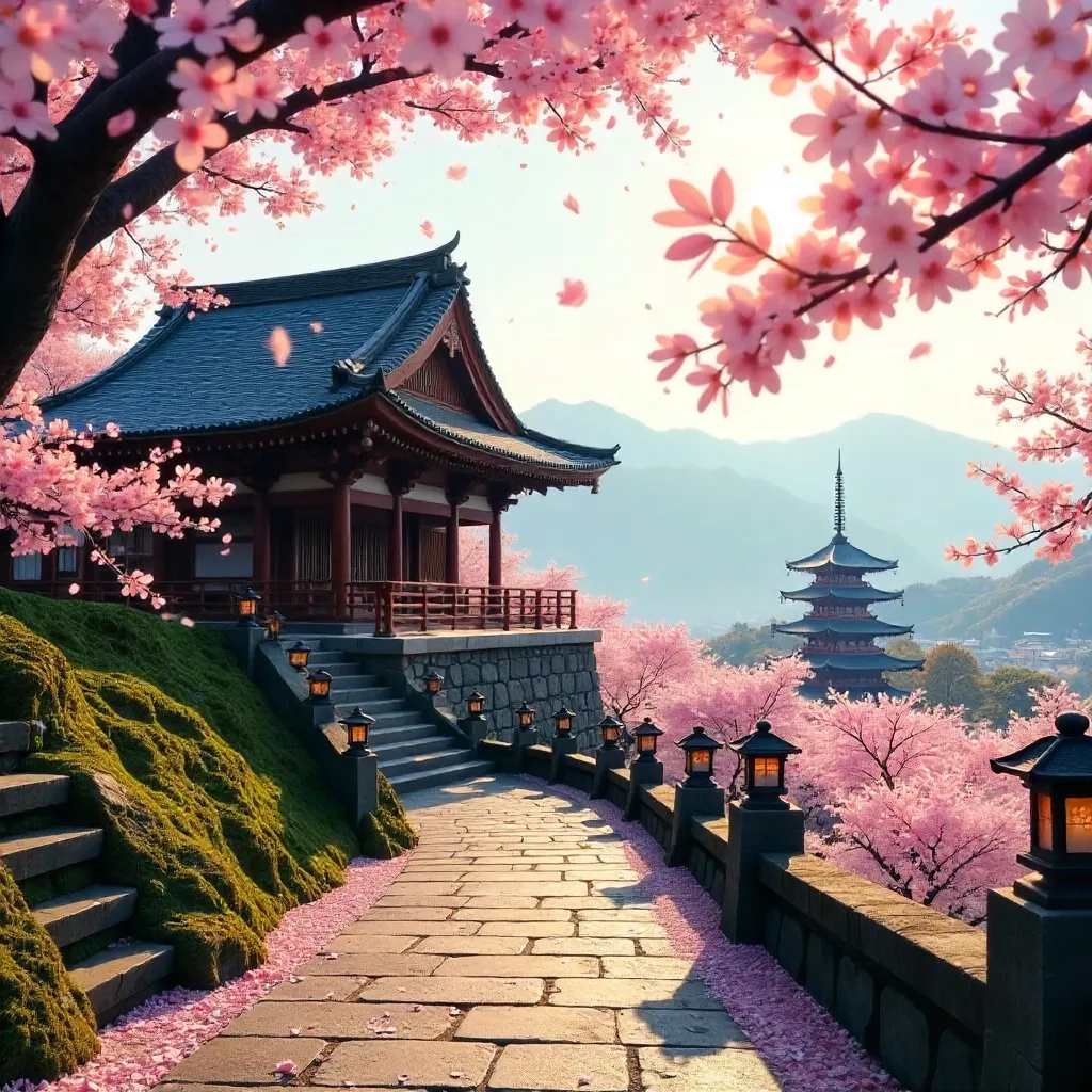 Kiyomizu-dera in Spring: Cherry Blossom View, Kyoto