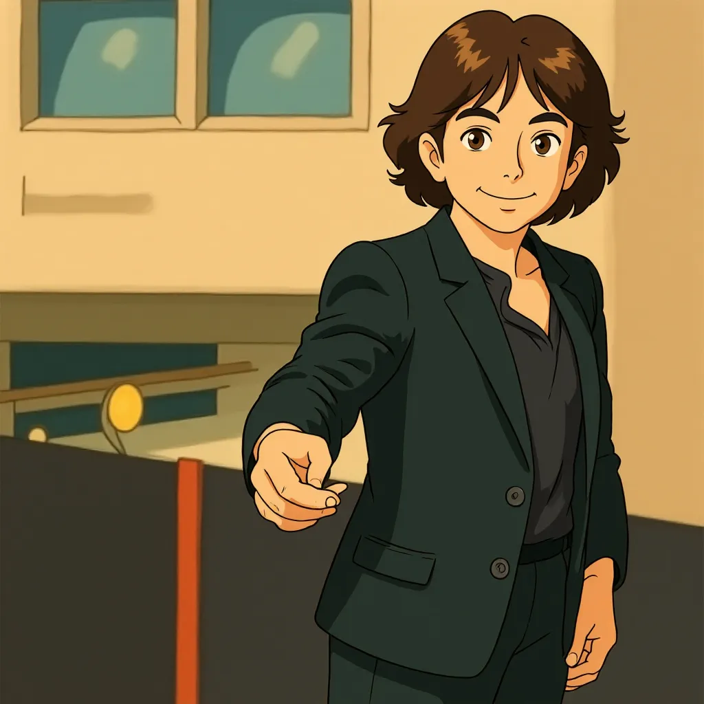 Tom Cruise at an event for Mission: Impossible - The Final Reckoning (2025) - Ghibli style